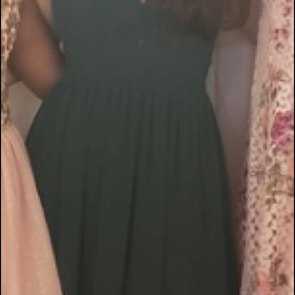 Lulu’s Heavenly Hues Forest Green Maxi Dress - Picture 4 of 4